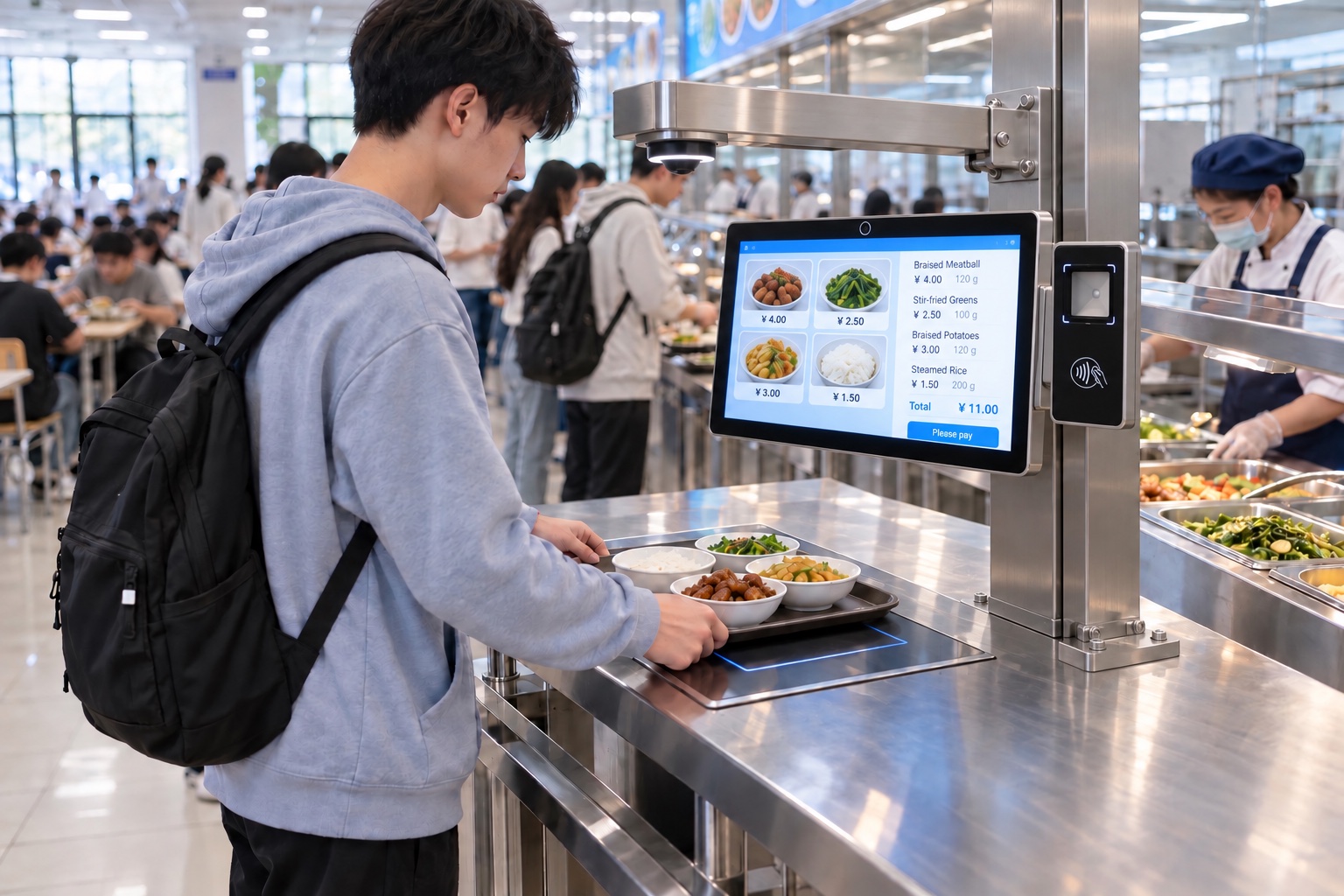 校园食堂视觉识别应用场景